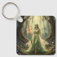 Beautiful August Peridot Fairy