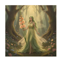 Beautiful August Peridot Fairy