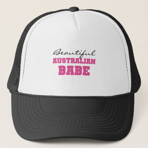 Beautiful Australian Babe Trucker Hat
