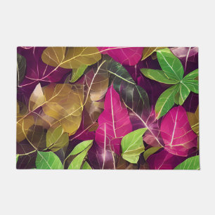 Beautiful Autumn Fall Leaves Pattern Doormat