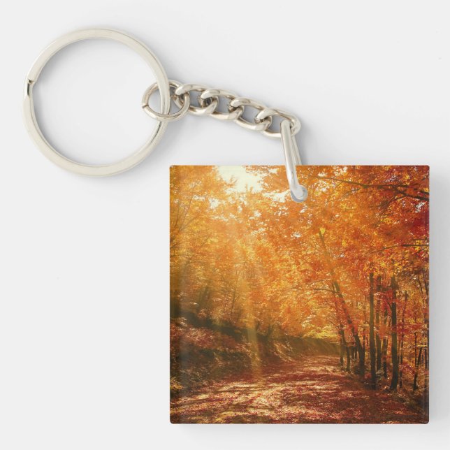 Beautiful autumn keychain (Front)
