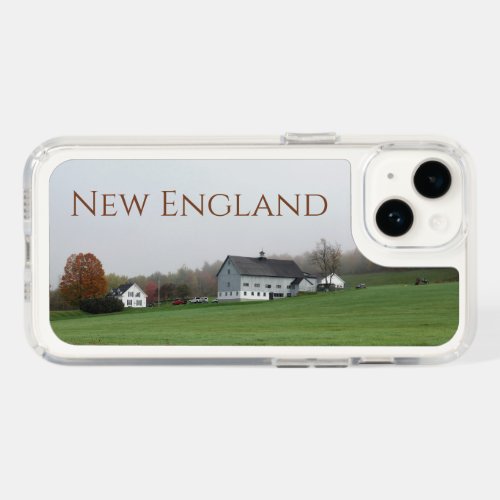 Beautiful Autumn New England Farm Speck iPhone 14 Case