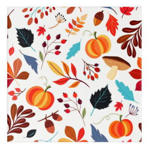 Beautiful Autumn Pattern Acrylic Print
