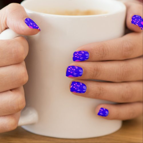Beautiful Autumn Pattern _ Choose  Add Your Color Minx Nail Art