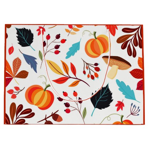 Beautiful Autumn Pattern Gift Bag