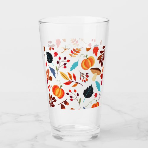 Beautiful Autumn Pattern Glass