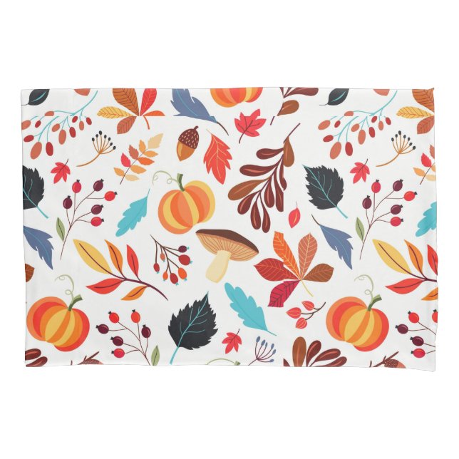 Beautiful Autumn Pattern Pillow Case (Front)
