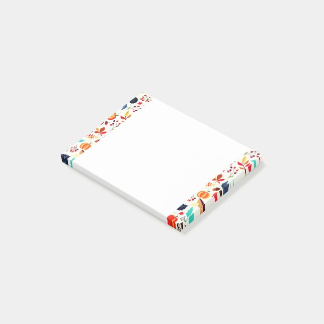 Beautiful Autumn Pattern - Post-it Notes (Angled)