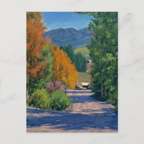 Beautiful Autumn Scene in Crested Butte Postcard