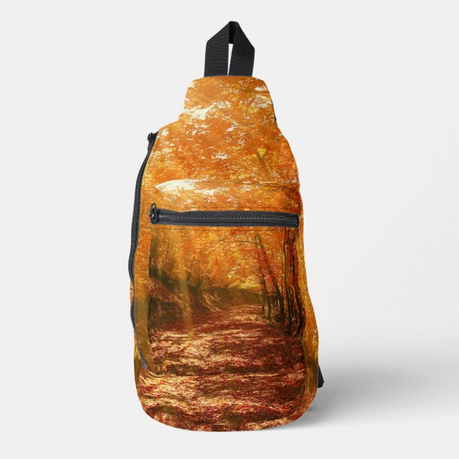 Beautiful autumn sling bag (Front)