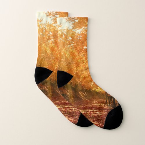 Beautiful autumn socks