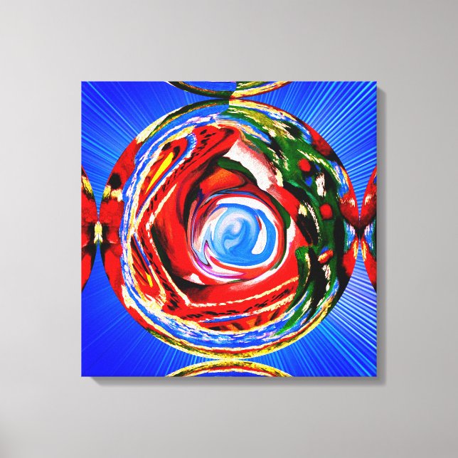 Beautiful autumn spirit art canvas print (Front)