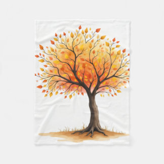 Beautiful Autumn Tree Cozy Blanket