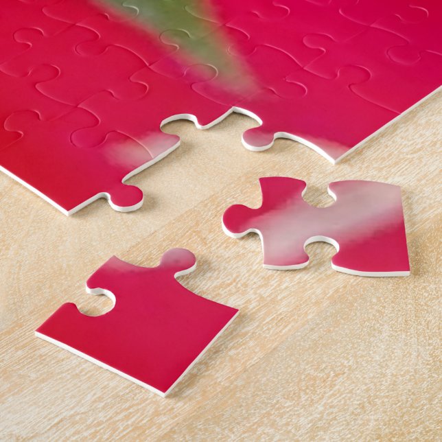 Beautiful Awesome Red flowers Puzzle (Side)