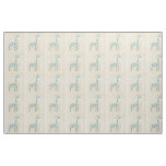 Beautiful Baby Blue Giraffe Fabric