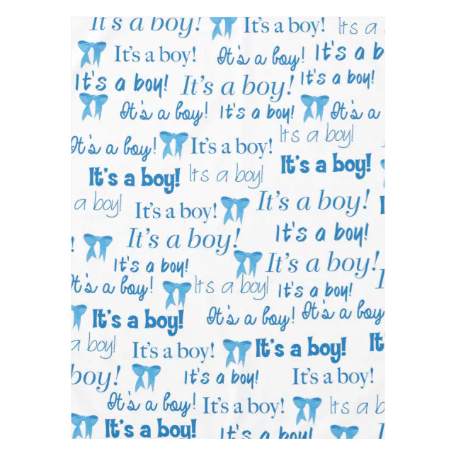Beautiful Baby Boy Shower Infant Custom Gift Tablecloth Zazzle