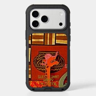 Beautiful baby funny girly giraffe Happy Valentine iPhone 17 Pro Max Case