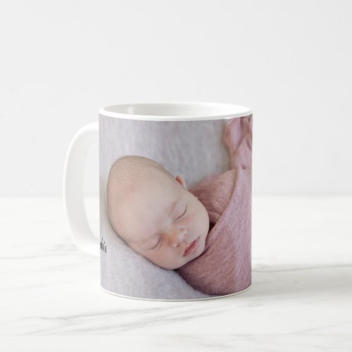 Beautiful Baby Girl Photo Newborn Sweet Gift Coffee Mug