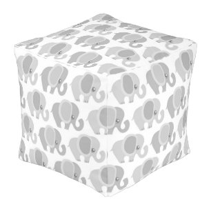 Beautiful Baby Neutral Elephant Pouf