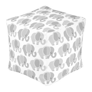 Beautiful Baby Neutral Elephant Pouf by Precious_Baby_Gifts at Zazzle