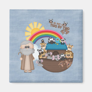 Beautiful Baby Noah’s Ark Magnet
