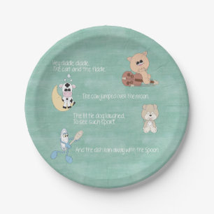 Beautiful Baby Nursery Rhymes Paper Plates