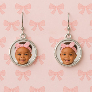 Beautiful Baby Photo Earrings