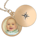 Beautiful Baby Photo Personalized Necklace at Zazzle