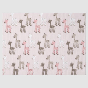 Beautiful Baby Pink Giraffe Tissue Paper
