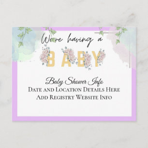 Beautiful Baby Pregnancy Announcements