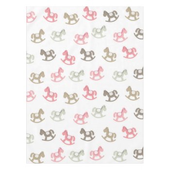 Beautiful Baby Rocking Horses Tablecloth by Precious_Baby_Gifts at Zazzle