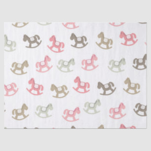 Beautiful Baby Rocking Horses Tissue Paper