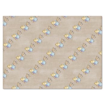 Beautiful Baby Teddy Bear Tissue Paper by Precious_Baby_Gifts at Zazzle