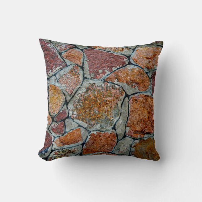 beautiful background texture with stoneabstract, a throw pillow (Front)