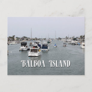 Beautiful Balboa Island, CA, Postcard! Postcard