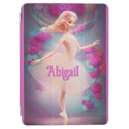 Beautiful Ballerina and Roses Floral Ballet Dance iPad Air Cover
