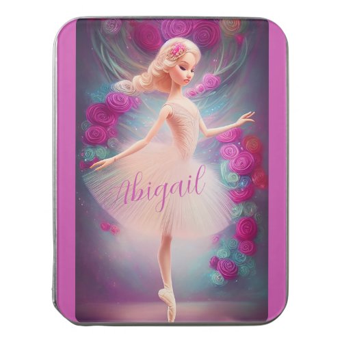Beautiful Ballerina and Roses Floral Ballet Dance Jigsaw Puzzle