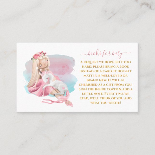 Beautiful Ballerina Books for Baby Card (Front)