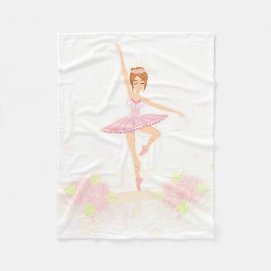 Beautiful ballerina Fleece Blanket | Zazzle.com