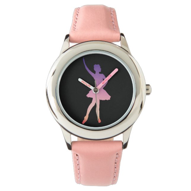 Beautiful ballerina for ballet girl watch (Front)
