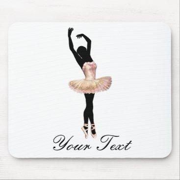 Beautiful Ballerina in pink Mouse Pad