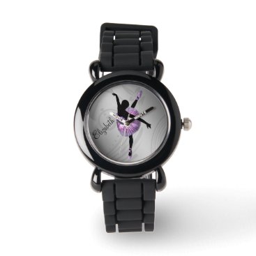 Beautiful Ballerina in Purple personalized design Watch