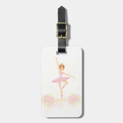 Beautiful ballerina  Luggage Tag