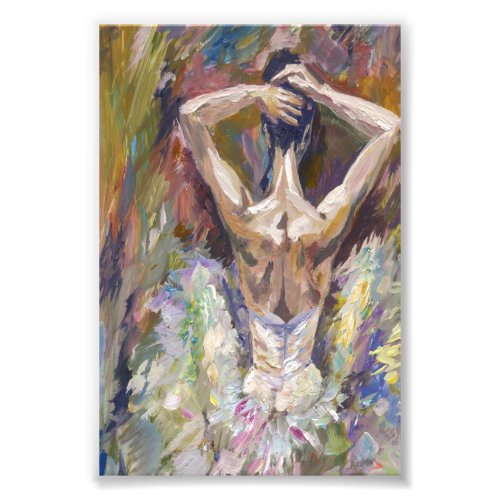 beautiful Ballerina Painting Acrylic gift Photo Print