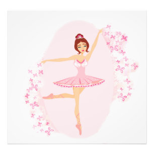 Beautiful ballerina Photo Enlargement Print