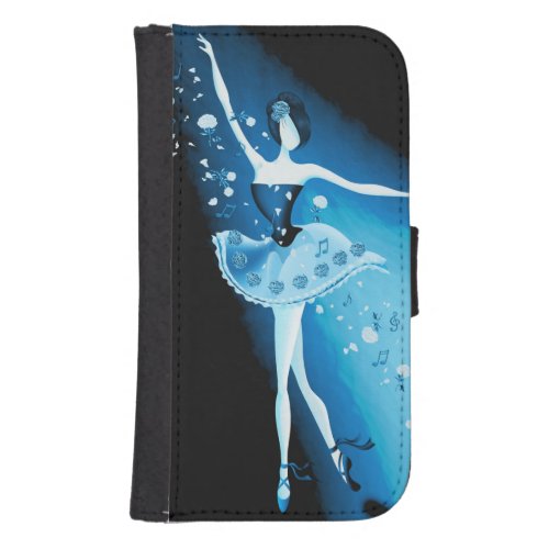 Beautiful Ballerina Samsung Galaxy Wallet Case