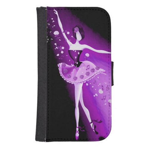 Beautiful Ballerina Samsung Galaxy Wallet Case