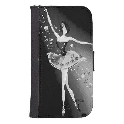 Beautiful Ballerina Samsung Galaxy Wallet Case