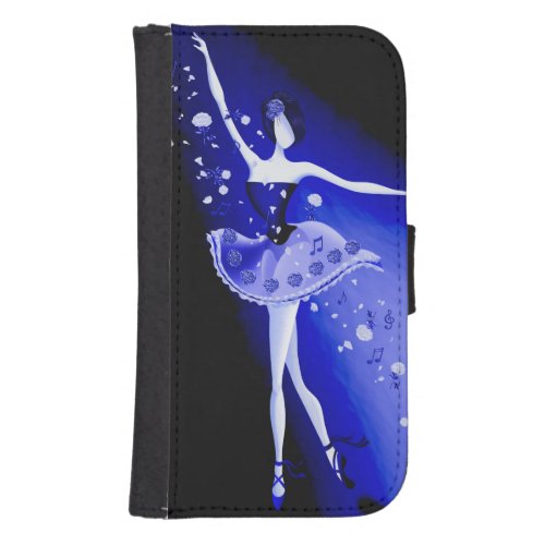 Beautiful Ballerina Samsung Galaxy Wallet Case