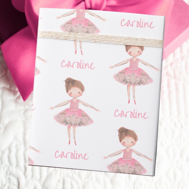 Beautiful Ballet Dancer Custom Wrapping Paper (Creator Uploaded)